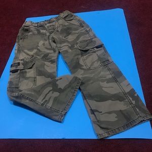 Gray Camo Carpenter Pant with Adjustable Waist